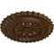 Ekena Millwork Sellek Ceiling Medallion (Canopies up to 1 1/8"), 18 1/2"OD x 7/8"ID x 1 1/2"P, Root Beer Crackle CM18SKRBC - alternate 3